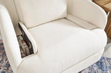 Signature Design by Ashley Modmax Coastal Press-Back Swivel Glider Rocker Recliner with Machine Washable Cover, Hidden Storage Compartments and 2 Bolster Pillows, Beige Signature Design by Ashley