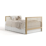Storkcraft Casablanca Convertible Crib with Drawer and Toddler Guardrail (Driftwood) – GREENGUARD Gold Certified, Toddler Bed Conversion Kit Included, Fits Standard Crib Mattress, Crib with Storage