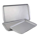 Farberware Bakeware Nonstick Cookie Baking Sheets, 3-Piece Set, Gray Farberware