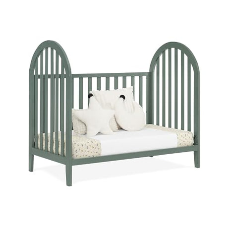 Delta Children Milano 4-in-1 Convertible Crib - Greenguard Gold Certified, Grassy Glen Delta Children