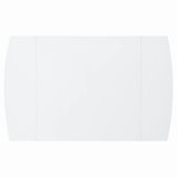 Linon White 30" Square 30" X 48" Fully Extended Torino Drop Leaf Table Linon