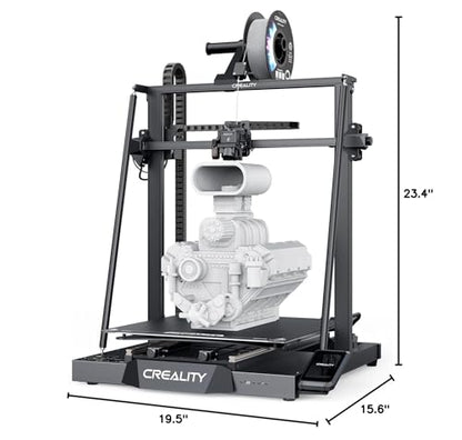 Creality Large 3D Printer CR-M4, 17.71x17.71x18.5in Large Print Size 25-Point CR Touch Auto Leveling, Sprite Direct Dual-Gear Extruder, Flexible Fast-Heating Bed for Company and School - WoodArtSupply