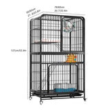 Catio Outdoor Cat Enclosure, Large Catio for Cats Indoor Outdoor Enclosure on Wheels, Cat Home Enclosure with Removing Tray, DIY Kennels Crate Large Exercise Place Ideal for 1-3 Cats(White,78*55*137cm HARELA