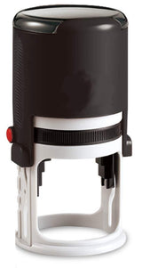 Corporate Kit (Black) - Binder, Slipcase, Minutes & Bylaws, Stock Certificates, Index Tabs & Black R-542 Self-Inking Corprate Seal Stamp Hubco