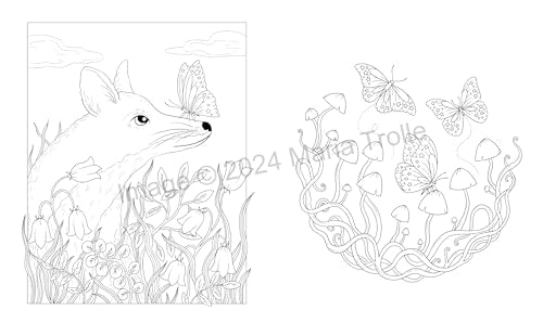 Shooting Star: Coloring Book (Maria Trolle) WoodArtSupply