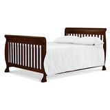 daVinci Kalani 4-in-1 Convertible Baby Crib - Strong, Easy to Assemble GREENGUARD Certified Crib - Convertible to Toddler Bed, Daybed, Full-Size Bed - Four Adjustable Mattress Heights - Espresso