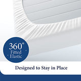 Cosy House Collection Everyday 1500 Series Bed Sheet Set - Ultra Soft & Cool Hotel Luxury Bedding - Deep Pocket - Wrinkle, Stain and Fade Resistant - 4 Piece Set (King, Ivory) Cosy House Collection