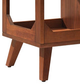 Crosley Furniture Asheville Mid-Century Modern Media Console Record Player Stand, Storage for Vinyl Records, Walnut Crosley Furniture