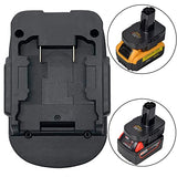 USB Battery Adapter for Craftsman C3 19.2V Cordless Tools, Converter for Dewalt 20V MAX and for Milwaukee M18 18V Lithium Battery to Craftsman 19.2 Volt Lithium Ion Battery Adaptor, w/ 5V 2A USB Port QINIZX