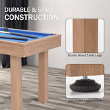 4.5FT Billiard Table, Mini Pool Table for Kids and Adults, Indoor & Outdoor Game Table Set includes 2 Cue Sticks, 16 Balls, Triangle, Chalk for Game Room Family RAYKEEP