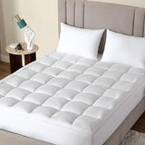 CirclesHome Hotel Collection Twin XL Size Hybrid Mattress Protector & Pad - Extra Padded, Thick, Plush, & Fitted Mattress Topper for Bed - Comfortable Pillow Top Mattress Cover CIRCLESHOME