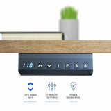 VIVO Electric 71 x 30 inch Standing Desk, Dual Motor Memory Controller Height Adjustment, E2B Series, Solid One-Piece Reclaimed Wood Top Black Frame, DESK-KIT-E2B71P VIVO