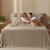 Utopia Bedding King Sheet Set – 4 Piece Bed Sheets for King Size Bed, Soft and Breathable Microfiber, Includes 1 Fitted Sheet, 1 Flat Sheet and 2 Pillowcases (Beige) Utopia Bedding
