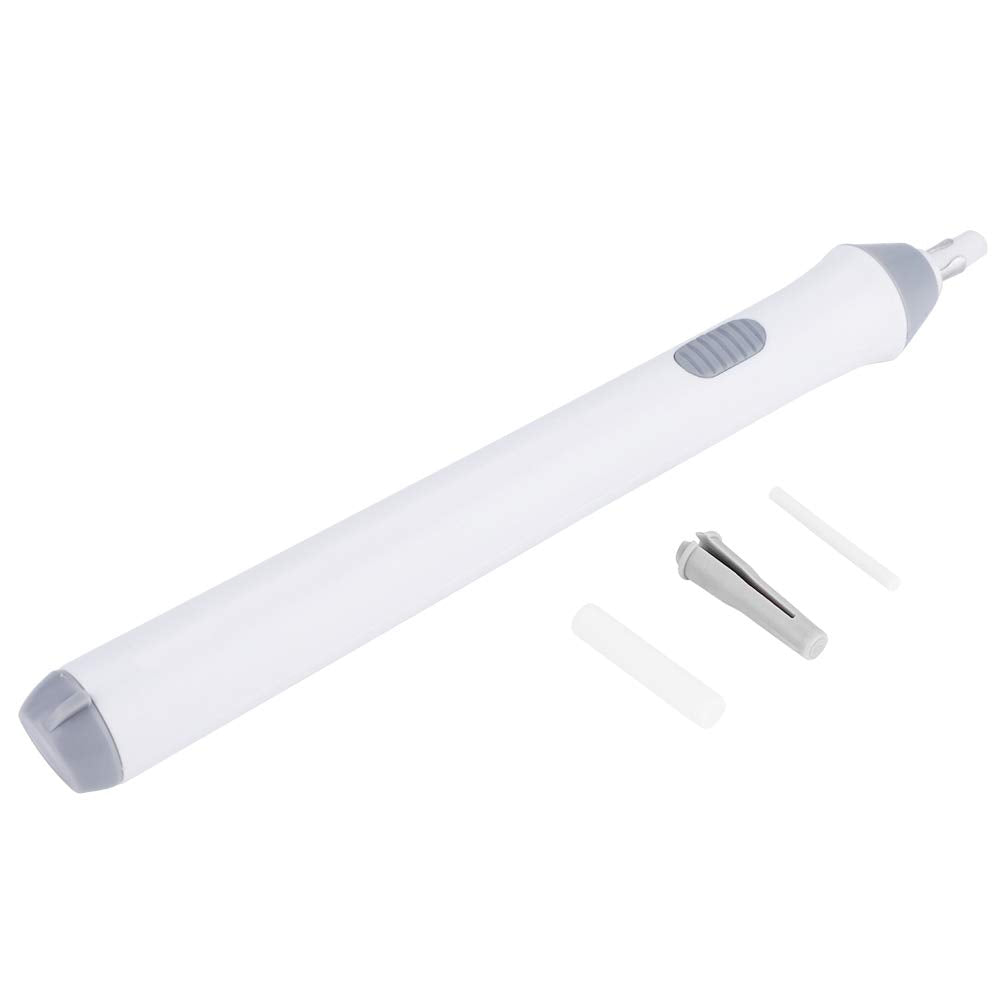 Eraser Pen For Drawings Electric,Pencil with Electric Eraser Erasers for Artists,Peacock Patch Tenwin Electric Battery Operated Automatic Pencil Eraser with 22 Eraser Refills Black(White) Tbest