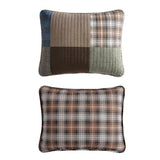 Eddie Bauer - Full/Queen Quilt Set, Premium Cotton Reversible Bedding with Matching Shams, Patchwork Luxurious Bedding Set (Classic Patchwork Green, Full/Queen) Eddie Bauer