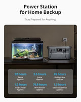 DJI Power 1000 Portable Power Station, 1024Wh LiFePO4 Battery, 2200W Solar Generator, Home Backup, 4-in-1 Fast Charging, 23db Ultra-Silent, Camping & RVs, Off-grid, Power Outage (Solar Panel Optional) DJI