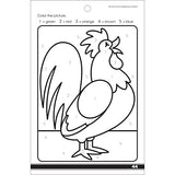 School Zone My First Coloring Fun Workbook: 48 Pages, Pre-K, Preschool, Kindergarten, Numbers, Counting, Letters, Alphabet, Shape Identification, Ages 3 to 6 (Little Busy Book Series) School Zone