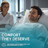 White Classic Fitted Hospital Bed Sheets Set of 3, Cotton Fitted Sheet with 200 Thread Count, Soft Standard Sheets for Hospital Bed Size: 36" x 80" x 9" White Classic