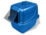 Van Ness Pets Odor Control Extra Large, Giant Enclosed Cat Pan with Odor Door, Hooded, Blue, CP7 Van Ness