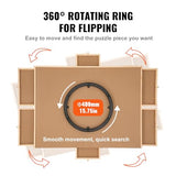 VEVOR 2000 Piece Puzzle Board with 6 Drawers and Cover, 40.2"x29.4" Rotating Wooden Jigsaw Puzzle Plateau, Portable Puzzle Accessories for Adult, Puzzle Organizer & Puzzle Storage System, Gift for Mom VEVOR