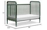 Namesake Liberty 3-in-1 Convertible Spindle Crib with Toddler Bed Conversion Kit in Forest Green, Greenguard Gold Certified (M7101FRGR) NAMESAKE