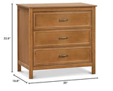 Davinci Charlie 3-Drawer Dresser in Chesnut DaVinci