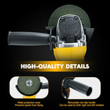 Cordless Angle Grinder for Dewalt 20v Batteries, 6600RPM Brushless Electric Grinder, 4 Variable Speed Metal Grinder for 4.9''Wheels with Adjustable Auxiliary Handle for Cutting, Polishing（No Battery) HLiePiHa