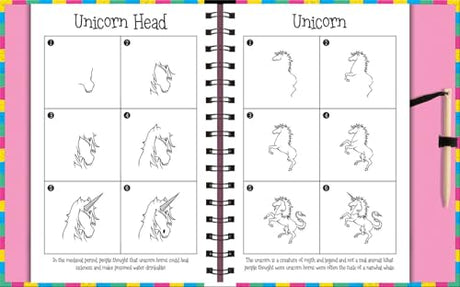 Scratch and Draw Unicorns & Horses too! Imagine That