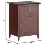 Winsome Wood Eugene Accent Table, Walnut, FURNITURE Winsome
