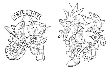 Sonic the Hedgehog: The Official Coloring Book