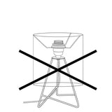 Simple Designs LT2066-WOW 14" Down to the Wire Metal Table Lamp with Fabric Shade, White with White Shade Simple Designs