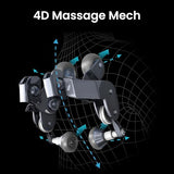 Osaki Vibe 4D l 4D Massage Mechanism l Automatic Body Scan l Deep Calf-Kneading l Space-Saving Technology l 3-Stage Zero Gravity l 32-Cell Full Body Air Massage (Brown) Osaki