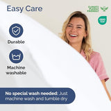 Cot Sheet Set 25” x 75” – Easy-Fit Cot Size Mattress Sheets – Ideal for Narrow Twin, Camper Bunk, RVs, Twin Bunks, Day Care and Camping Cots - Cot Size Fitted Sheet fits 6” to 10” Mattresses – White CGK Unlimited