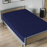 Twin Fitted Sheets 2 Pack Only, Mattress Up to 14 Inches Deep Pocket, Ultra Soft and Breathable Twin Bed Sheets, Long Lasting Single Fitted Sheets, Navy Moonsea