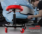 MaxWorks 80771 Pneumatic Roller Seat/Creeper with Adjustable Height - 300 lb Capacity MaxWorks