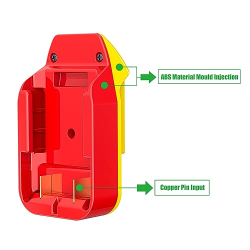X-Adapter for DeWalt 20v MAX Cordless Tools Only Fits Craftsman V20 (NOT Old 20v) Lithium Batteries- Adapter Only Black X-Adapter