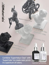 SuperValue 3D Printer Resin for Ultra Low Cost Printing, Made in Korea by 3DMaterials (5000g, Clear) 3DMaterials