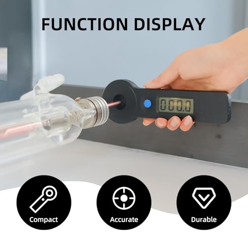 Bluetimes HLP-200B Handheld Laser Power Meter, 0-200W High-Precision Portable CO2 Optical Power Meter for Laser Engraving and Cutting Machine Laser Power Measurement BLUETIMES