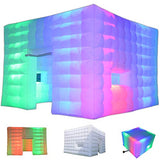 SAYOK Inflatable Party Tent 16.4'x16.4'x11.5' with LED Wall Wash Lights, Night Club Tent for Adults Wedding Birthday Backyard Party SAYOK