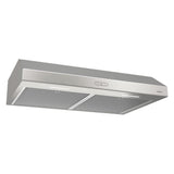 Broan-NuTone NuTone BCDF136SS Glacier Range Hood with Light Exhaust Fan for Under Cabinet, Stainless Steel, 36-Inch Broan-NuTone