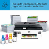 HP Smart -Tank Plus 651 Wireless All-in-One Ink -Tank Printer, up to 2 Years of Ink in Bottles, Auto Document Feeder, Mobile Print, Scan, Copy, Works with Alexa (7XV38A) HP