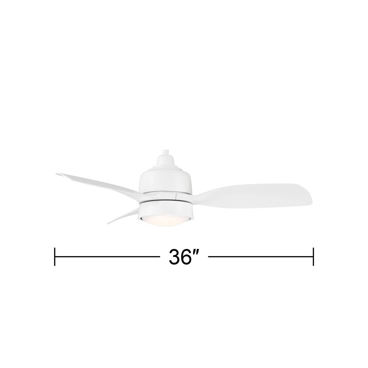 Casa Vieja 36" Verdin Modern Indoor Outdoor Ceiling Fan 3 Blade LED Light Remote Control Matte White Finish Blades Bedroom Patio Living Room Kitchen Porch Damp Rated Decorative Dimmable Garage Casa Vieja