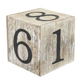 Juvale Wooden Perpetual Block Calendar for Desk, Wood Month Date Display Blocks for Teachers, Students, Classroom, Rustic Farmhouse Office Decor, Desk Accessories (5 x 4 In) Juvale