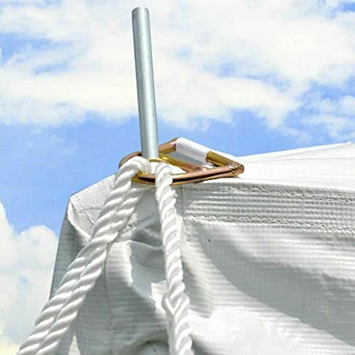 20' x 30' Party Tents Direct Replacement Weekender Pole Tent Top | 14oz Translucent Vinyl | White | Outdoor | for Parties Weddings and Events | Commercial and Residential Use (TOP ONLY) Party Tents Direct