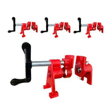 HimaPro 4-Pack 3/4 Inch H-Style Professional Pipe Clamp Set - Designed For Woodworking, Carpentry, Home Improvement, and DIY Jobs HimaPro