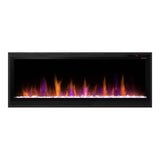 Dimplex 50 Inch Slim Built-in Linear Electric Fireplace Heater | Shallow 4-Inch Depth with LED Multi-Color Flames | Remote and Acrylic Crystal Ember Bed Included | Thin Flush Mount | 1500W DIMPLEX