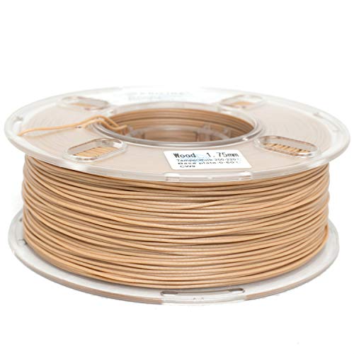 PRILINE 1kg Wood PLA Filament 1.75 3D Printer Filament(The Layer Should be Thicker Than 0.2mm and The Nozzle Should be Bigger Than 0.4mm) PRILINE
