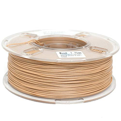 PRILINE 1kg Wood PLA Filament 1.75 3D Printer Filament(The Layer Should be Thicker Than 0.2mm and The Nozzle Should be Bigger Than 0.4mm) - WoodArtSupply