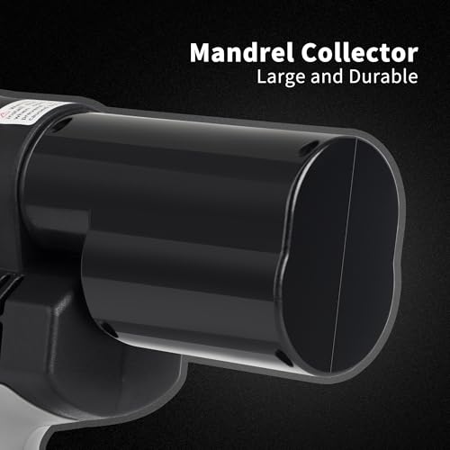 Minova 18V Brushless Rivet Gun, Battery Cordless Rivet Tool Compatible with Stainless Steel Rivets, Bare Machine Automatic Rivet Recoil with MWK Battery Converter, Portable Carrying Case Minova