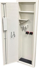V-Line Ind. Wall Closet Vault Plus Security Safe Gun Safe and Money Safe This Safe Provides Security for Your Firearms and Valuables,Simplex Lock Fits Between 2 Wall Studs,White V-Line
